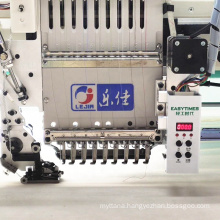 lejia industrial computerized  embroidery machine with laser cutting device